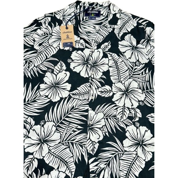 NWT CHUBBIES HAWAIIAN SUNDAY SHIRT SZ L THE VISUAL FERNER FLORAL ALL OVER PRINT - Picture 2 of 7